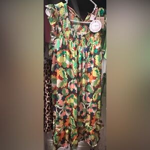 Umgee Multicolor A-Line Dress